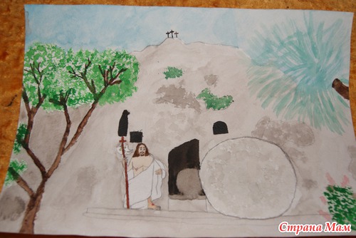 Рисунки к Пасхе Христовой - Маленький художник - Страна Мам