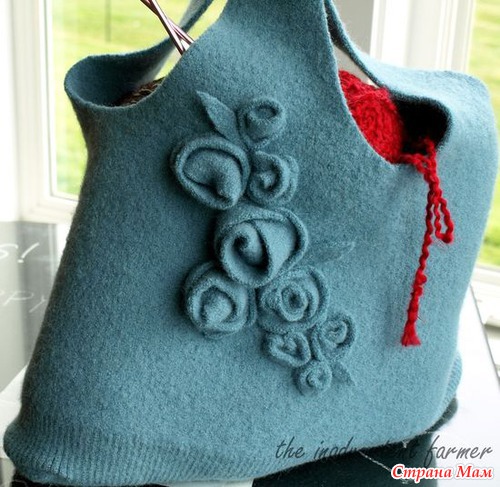 Сумка из старого свитера: Дневник