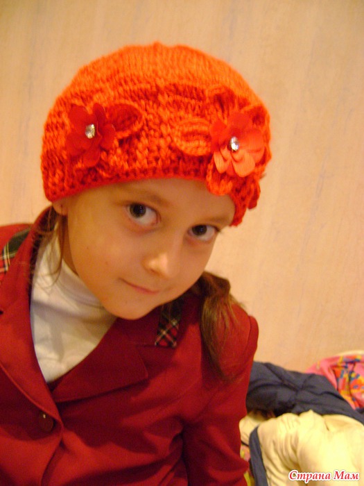 вязание крючком для детей берет в Москве