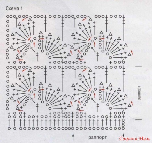 Розы крючком схемы для платья Розы крючком схемы для платья