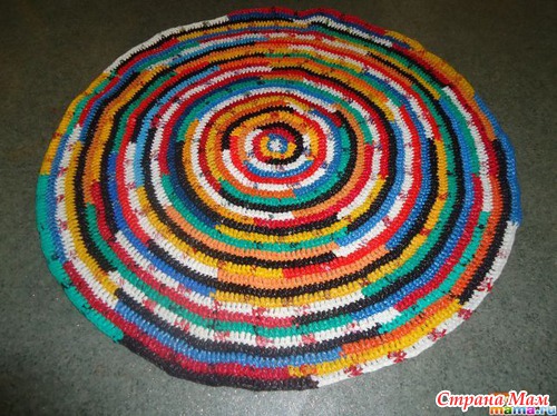 Коврик из мешков Коврик из мешков