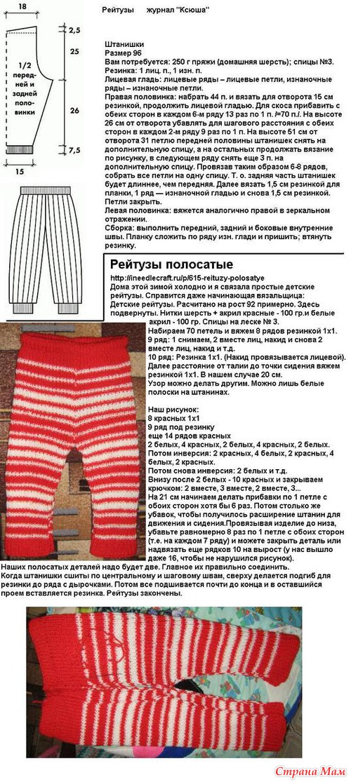 Как вязать штанишки для девочки крючком Как вязать штанишки для девочки крючком