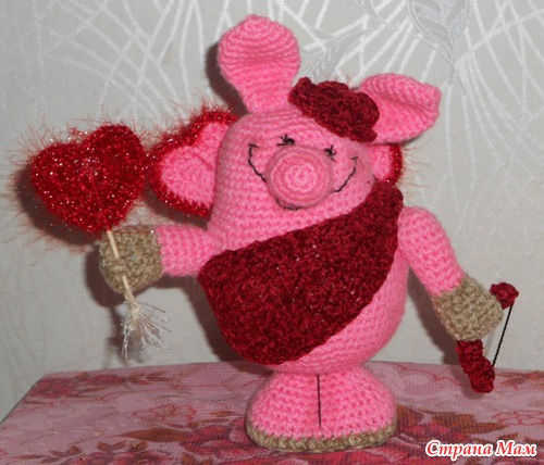 корова из бисера схема