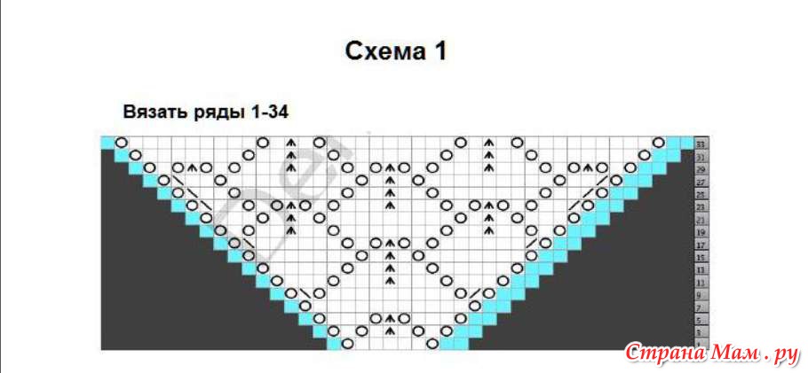 Схемы вязания шапочек с ушками 35