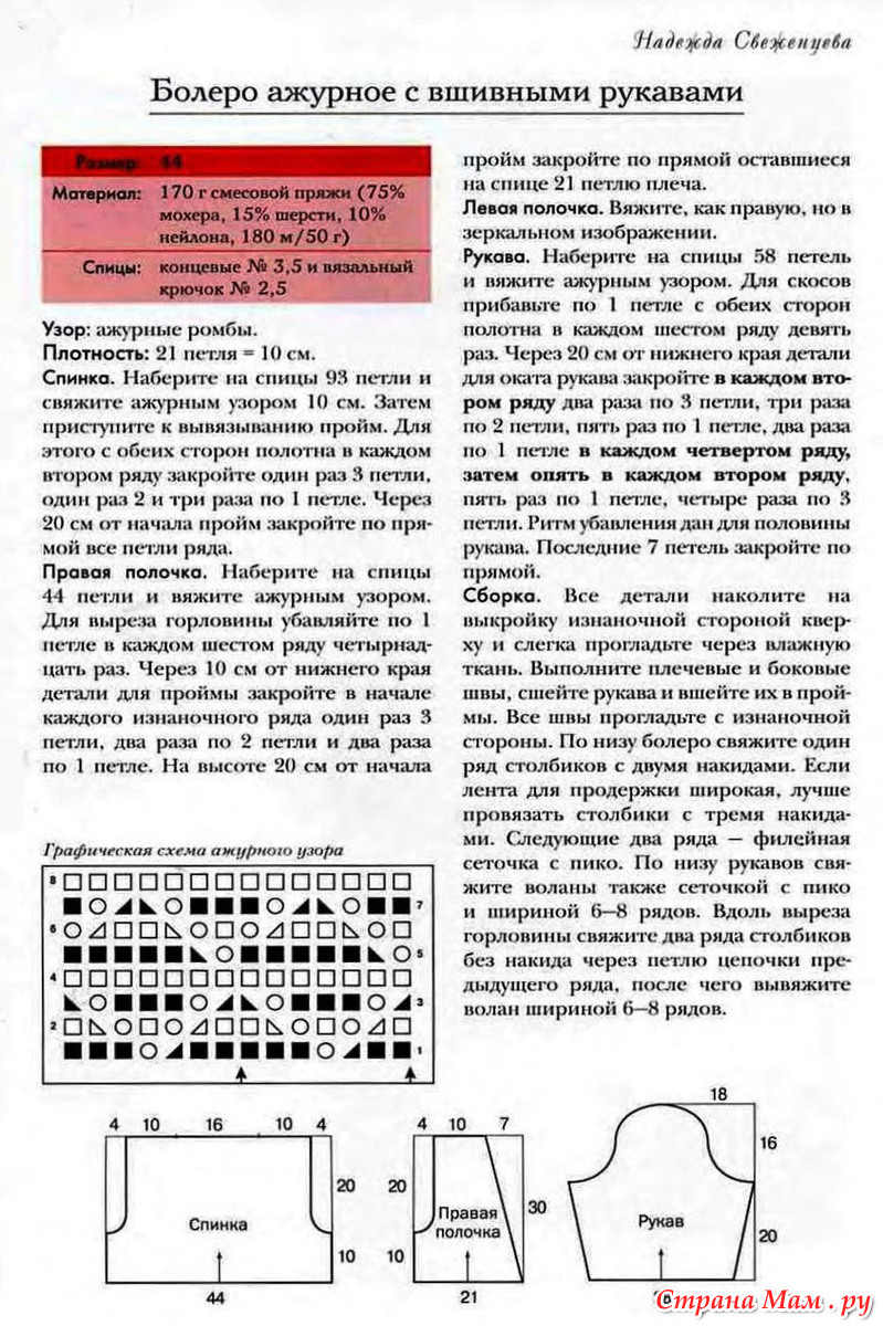 Болеро вязать на спицах Болеро вязать на спицах