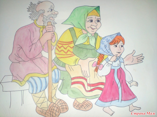 Как нарисовать слово бабушка