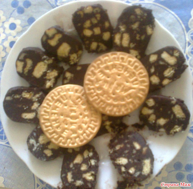 Десерты из печенья Мария ПП