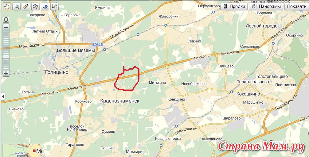 Схема минского шоссе реконструкция от голицыно до кубинки