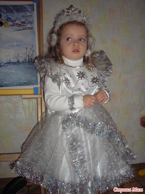 Купить костюмы снежинок для девочек в интернет магазине 9267887.ru