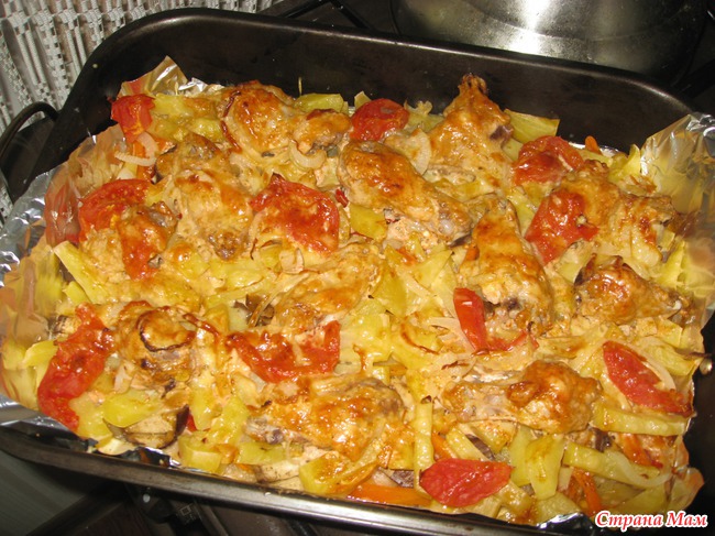 Куриные котлеты с овощами в духовке изображения Куриные котлеты с овощами в духовке изоражения