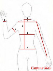 Как снять мерки женские